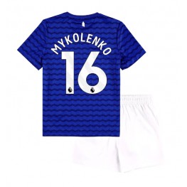 Everton Vitaliy Mykolenko #16 Thuis tenue Kids 2025-26 Korte Mouw (+ Korte broeken)